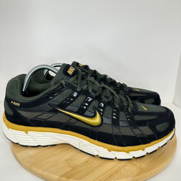 Nike P-6000 SE Sneaker Shoes Black Sequoia Ochre IB2986 Mens Size 12 NEW